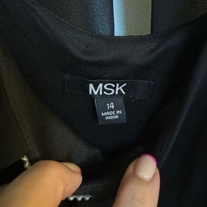 Black cocktail dress